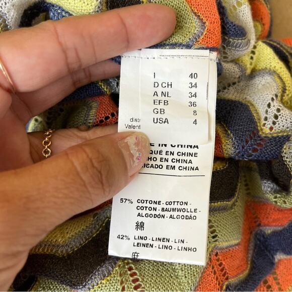 M Missoni Chevron Drawstring Tank Top - Picture 8 of 8